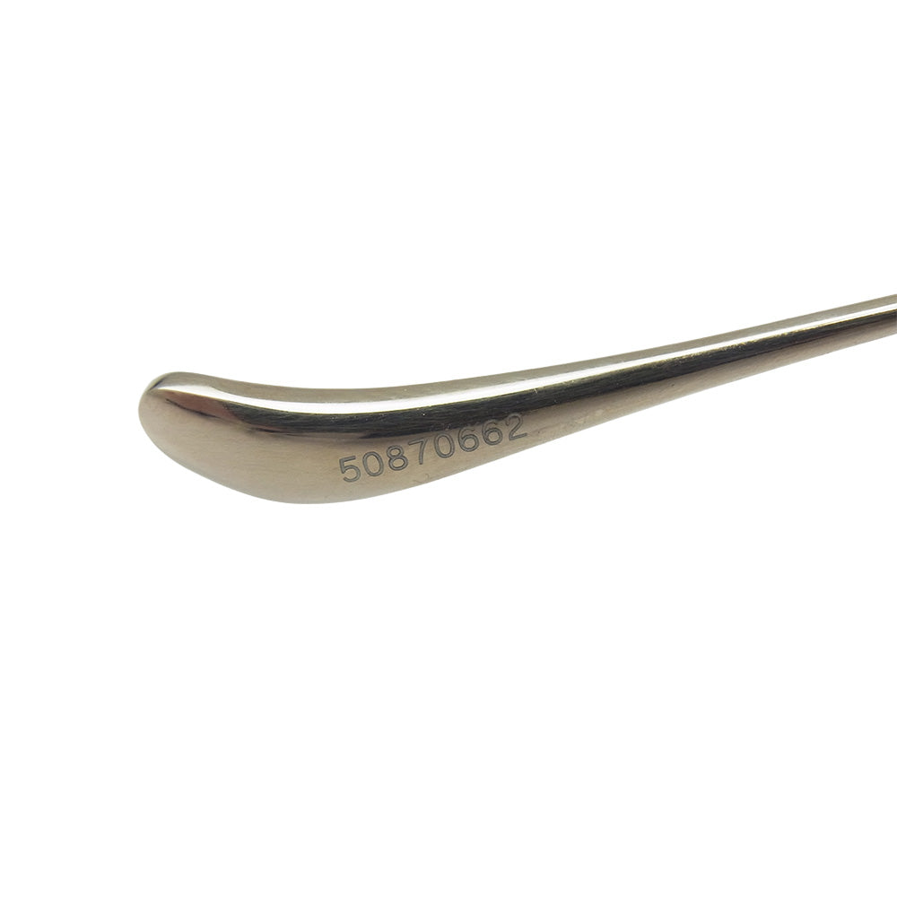 CHROME HEARTS クロムハーツ(原本無) PLUCK メタルフレーム ウェリントン 眼鏡 サングラス アイウェア 49□20-145 レザーケース付 ブラック系 49□20-145【中古】