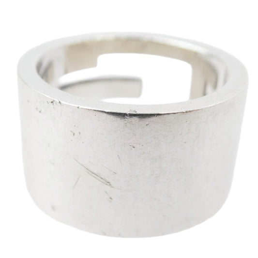 GUCCI グッチ カットアウト Gロゴ リング SV925 シルバー系 14.5号【中古】