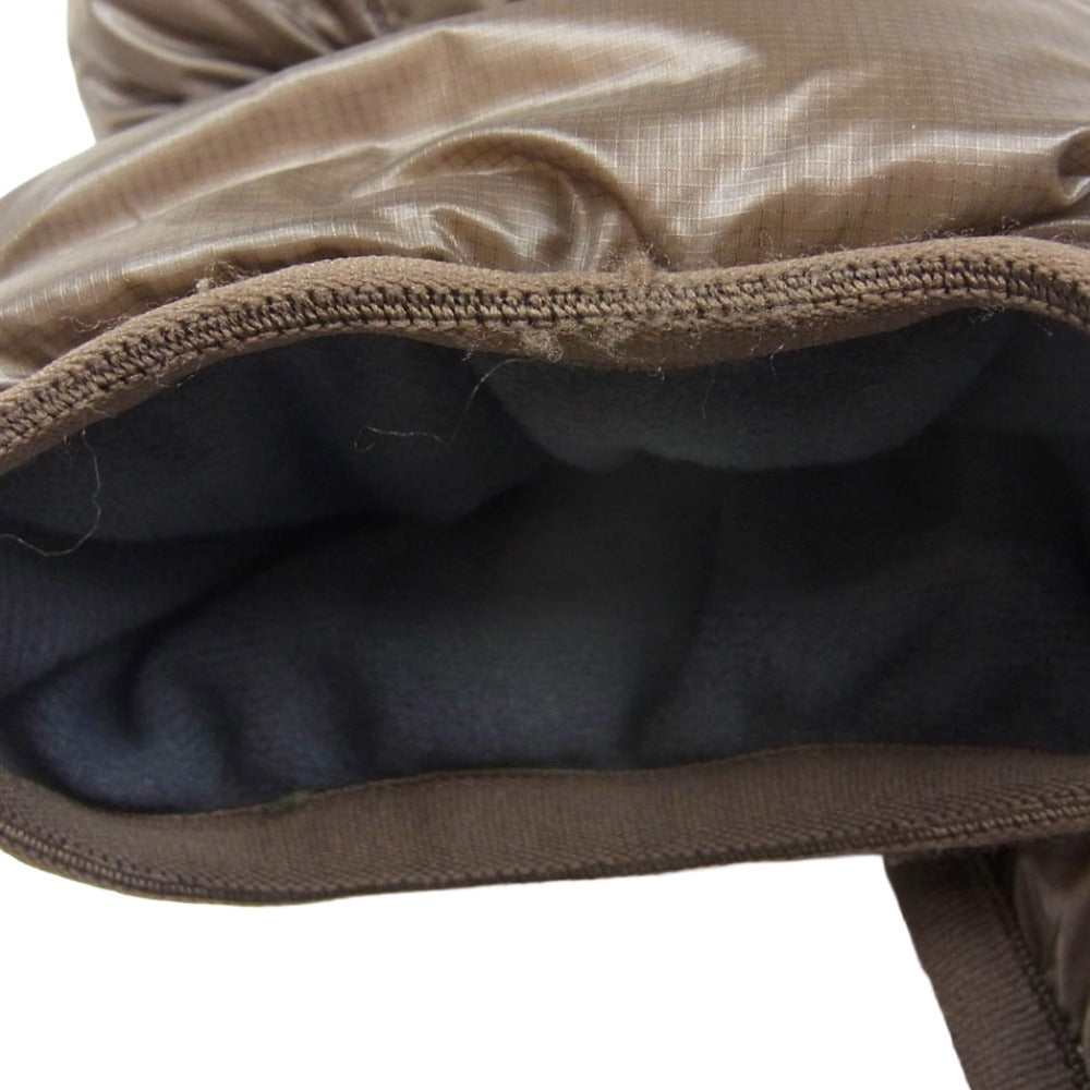 NANGA ナンガ MOUNTAIN LODGE DOWN WRIST GAITERS マウンテン ロッジ ダウン リストゲイター 手袋 ブラウン系 M【中古】