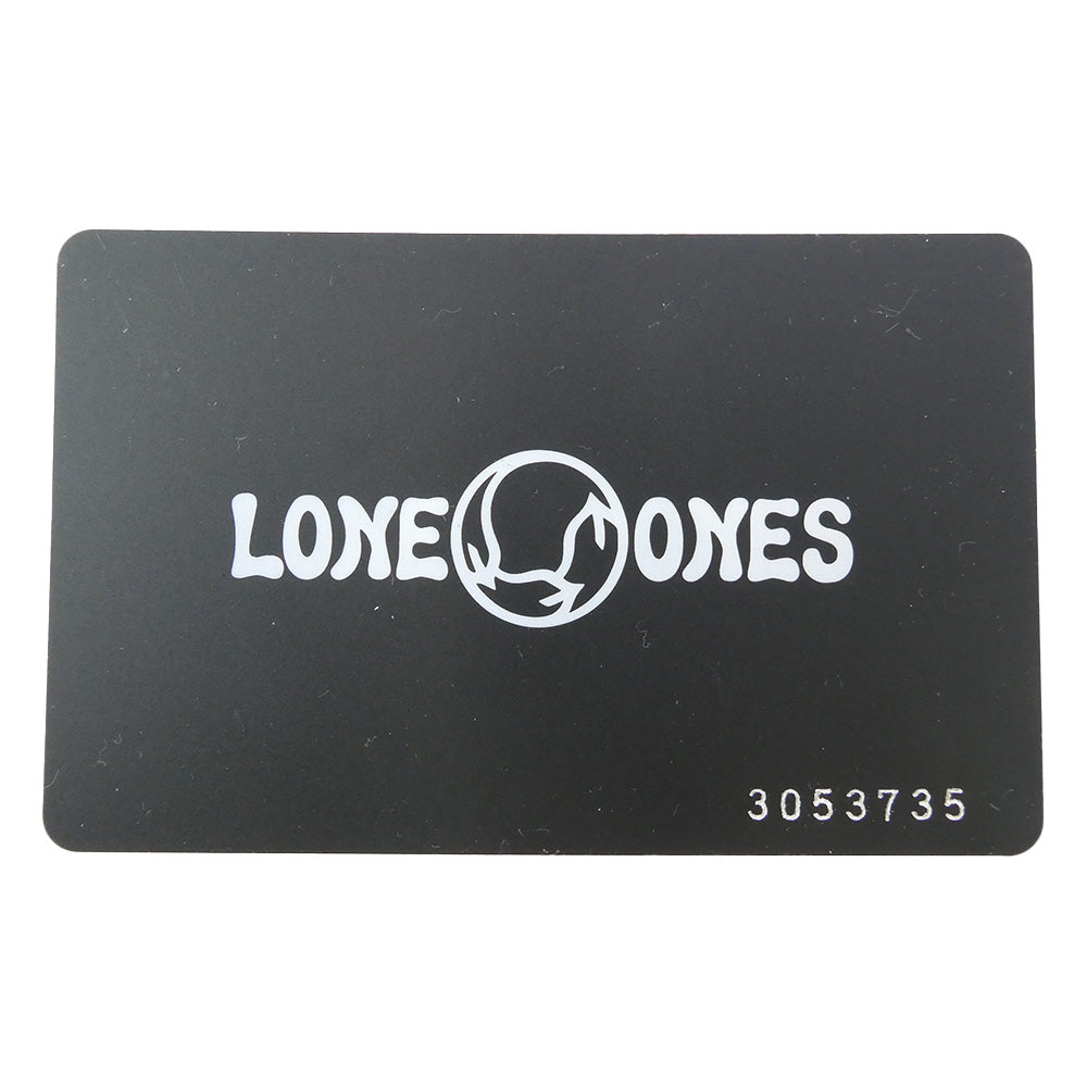 LONE ONES ロンワンズ MFSB-0002-SO 販売証明書カード付 ホーク ビード シャイニーオニキス ブレスレット ブラック系【美品】【中古】