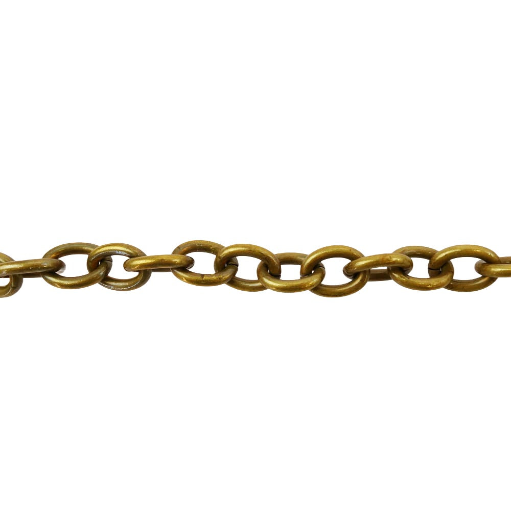 GALCIA ガルシア ブラス シルバーコンビ スカルクリップ スワローフック スペード ウォレットチェーン ゴールド系【中古】