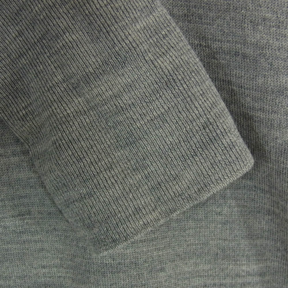 JOHN SMEDLEY ジョンスメドレー 英国製 エクストラファインメリノウール Vネック ニット セーター グレー系 S【中古】