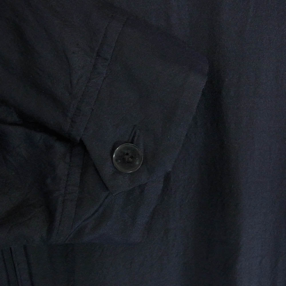 COMOLI コモリ 24SS A03-01003 ウール シルク スイングトップ ジャケット ダークネイビー系 3【中古】