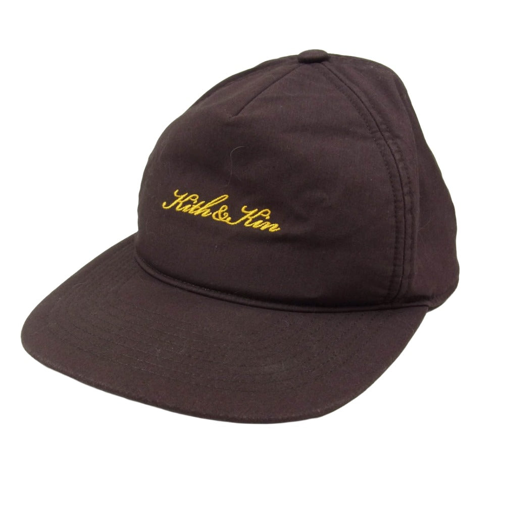 KITH キス Kith&Kin キスアンドキン キャップ ブラウン系【中古 