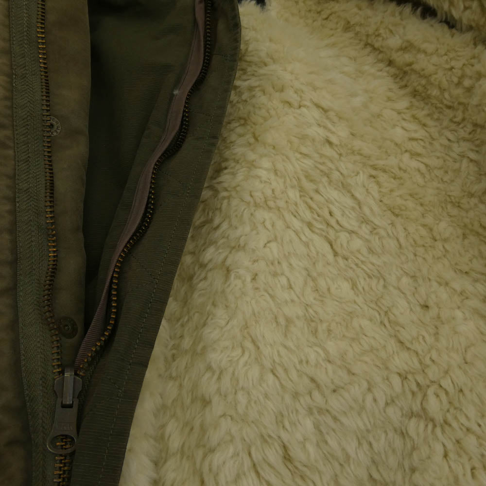 AKM エイケイエム B161 M-65 cold weather ライナー付き ミリタリー ジャケット カーキ系 M【中古】