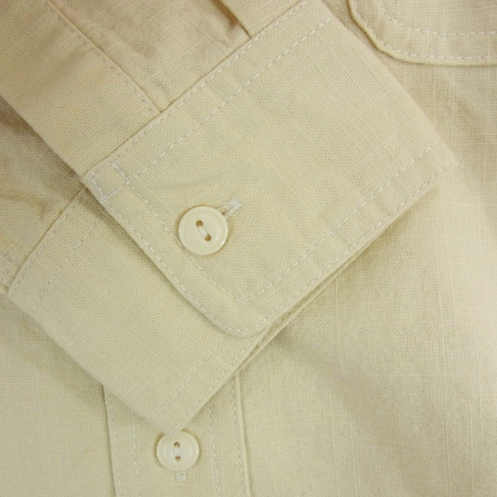 ビッグマイク CHAMBRAY CLASSIC L/S WORK SHIRTS シャンブレー クラシック ワーク シャツ イエロー系 L【新古品】【未使用】【中古】