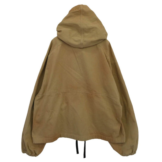 ANCELLM アンセルム ANC-SH47-B DRILL HOODIE JACKET ドリル フーディー ジップアップ フーデッド ジャケット ベージュ系 S 2【中古】