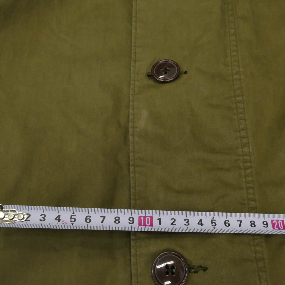 POLO RALPH LAUREN ポロ・ラルフローレン balmacan coat バルマカン コート ステンカラーコート カーキ系 L【中古】