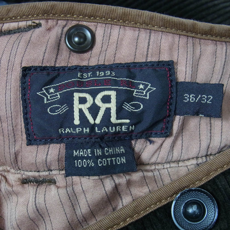 RRL ダブルアールエル 1930sモデル シンチバック 太畝コーデュロイ