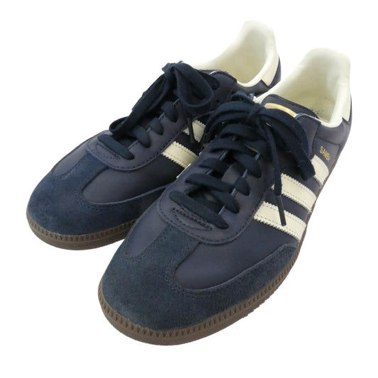 adidas アディダス ID2056 SAMBA OG NIGHTNAVY サンバ オージー ローカット スニーカー ネイビー系 27.5cm【中古】