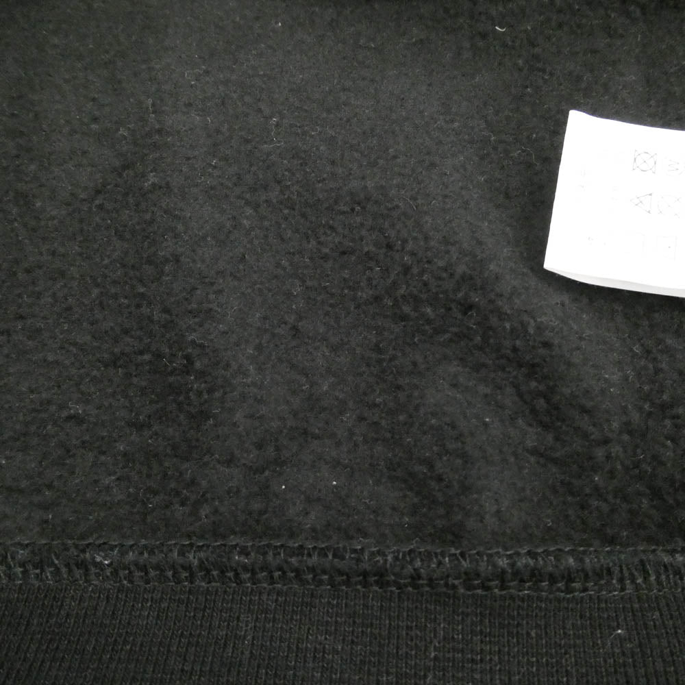 HideandSeek ハイドアンドシーク HC-120724 College Hooded Sweat Shirt カレッジ ロゴ プルオーバー パーカー ブラック系 L【中古】