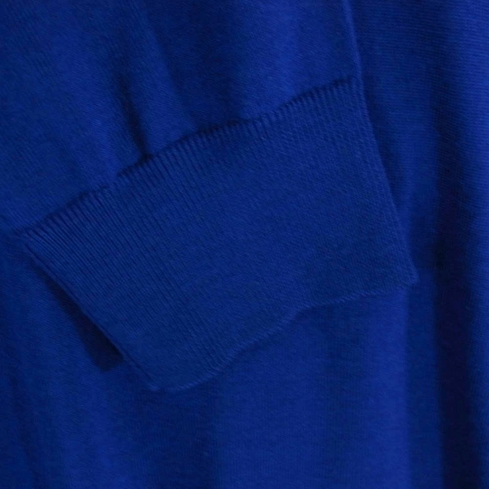 Dunhill ダンヒル ウール ハイゲージ ロングスリーブ クルーネック 長袖 ニット ブルー系 XL【中古】