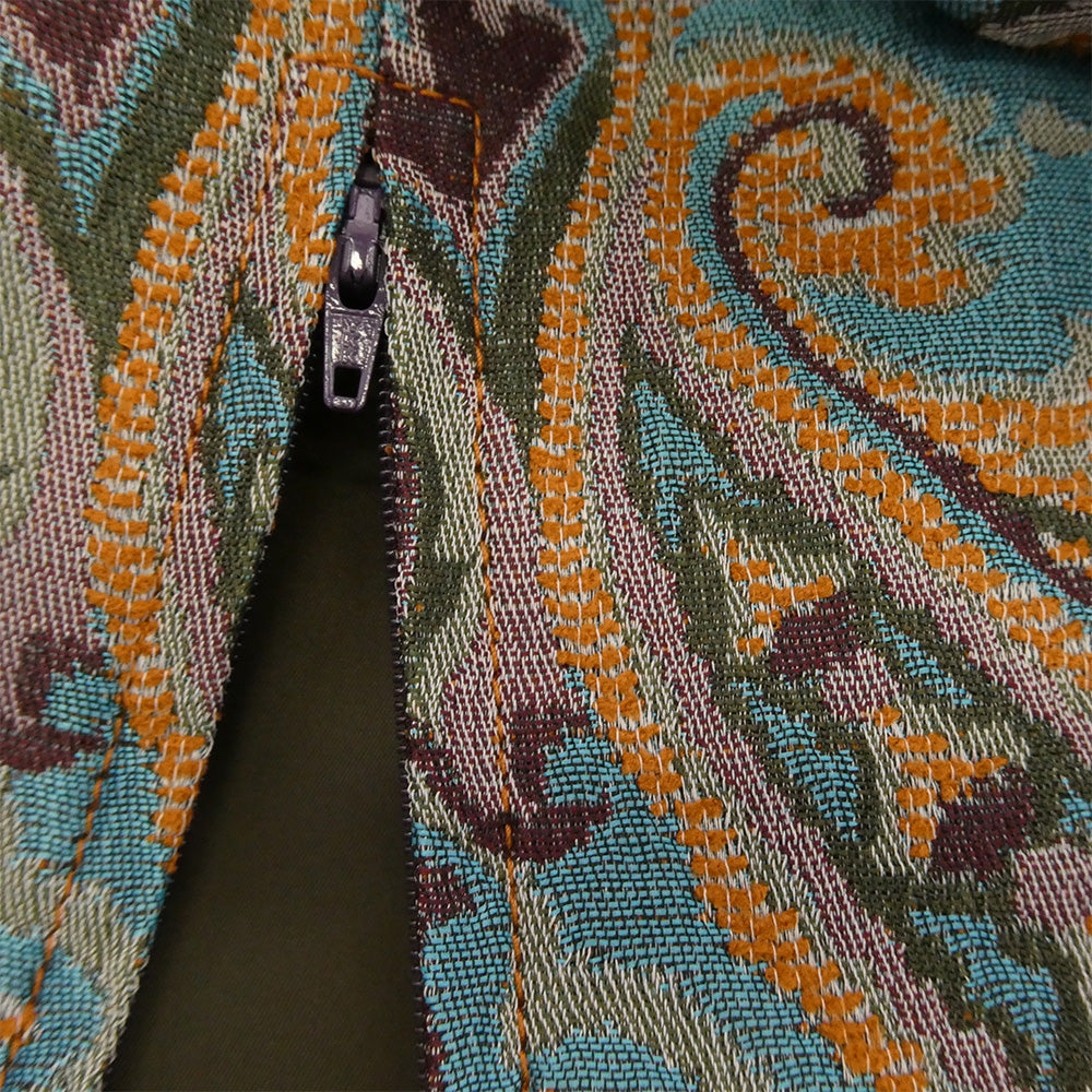 MAISON SPECIAL メゾンスペシャル 11231211202 Damask Jacquard Prime Over Zip Blouson ダマスク ジャガードプ ライムオーバー ZIP ブルゾン ブラウン系 01【美品】【中古】