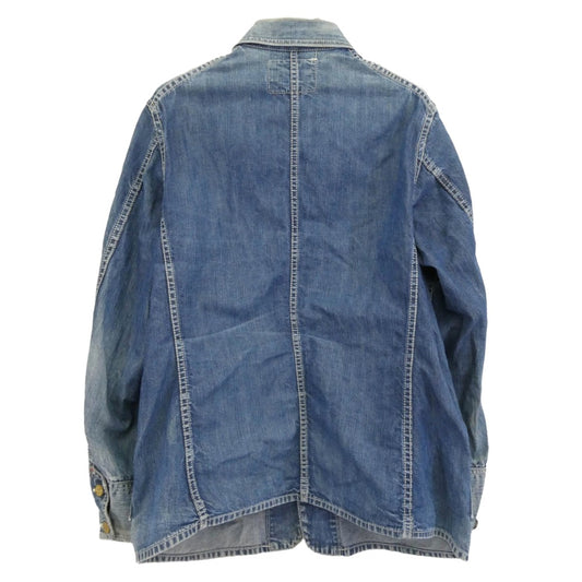 The REAL McCOY'S ザリアルマッコイズ JOE McCOY ジョーマッコイ 8 Hour Union デニム カバーオール インディゴブルー系 38【中古】