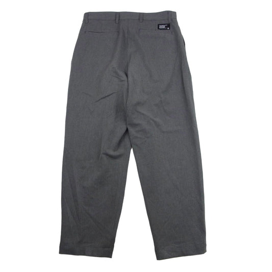 NEIGHBORHOOD ネイバーフッド 23SS 231AQNH-PTM03 TWO TUCK PANTS 2タック スラックス パンツ レーヨン混 トラウザー グレー系 S【中古】