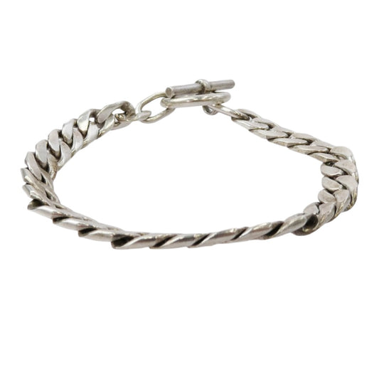 ラバー TAXCO CHAIN T BAR BR チェーン ブレスレット シルバー系【中古】