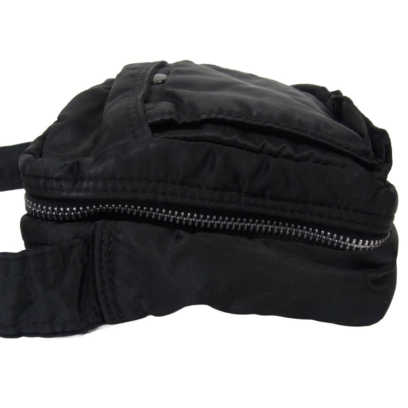 未使用に近い　PORTER　ポーター　タンカー　ウエストバッグ　黒　ブラック 吉田カバン ポーター ウエストバッグ ボディバッグ ウエストポーチ