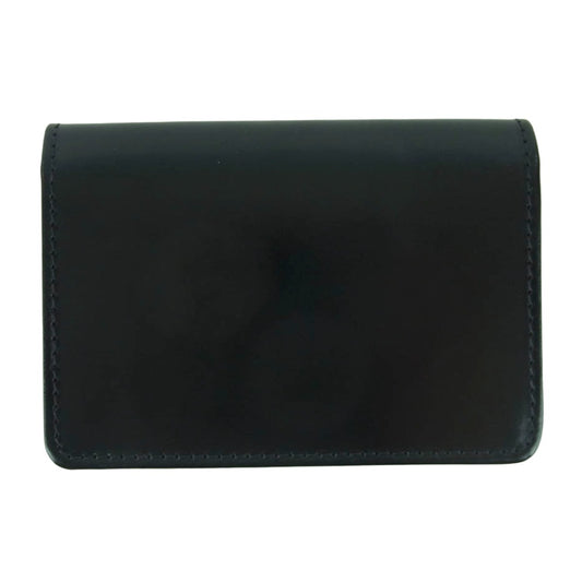 ベオーマレザーカンパニー S0039 GUSSETED CARD CASE 名刺入れ カードケース ブライドルレザー ブラック系【美品】【中古】