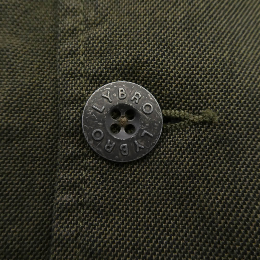 Nigel Cabourn ナイジェルケーボン 8046-13-80020 LYBRO NAVVIE BLAZER COTTON BROKEN TWILL ライブロ ナビブレザー コットン ブロークン ツイル カーキ系 52【中古】