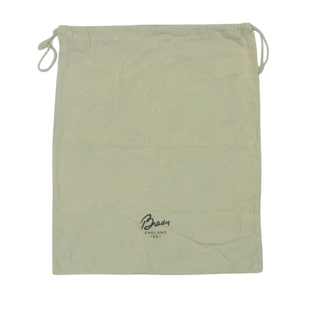 ブレディ KINROSS MEDIUM ショルダー バッグ コットン 牛革 イギリス製 カーキ系 ブラウン系【中古】