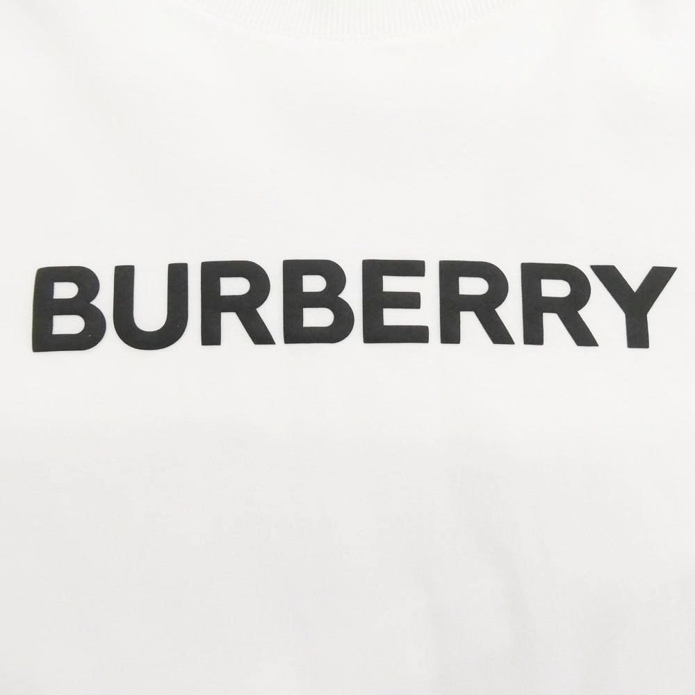 BURBERRY バーバリー 8055309 フロントロゴプリント Tシャツ 半袖カットソー ホワイト系 XL【中古】
