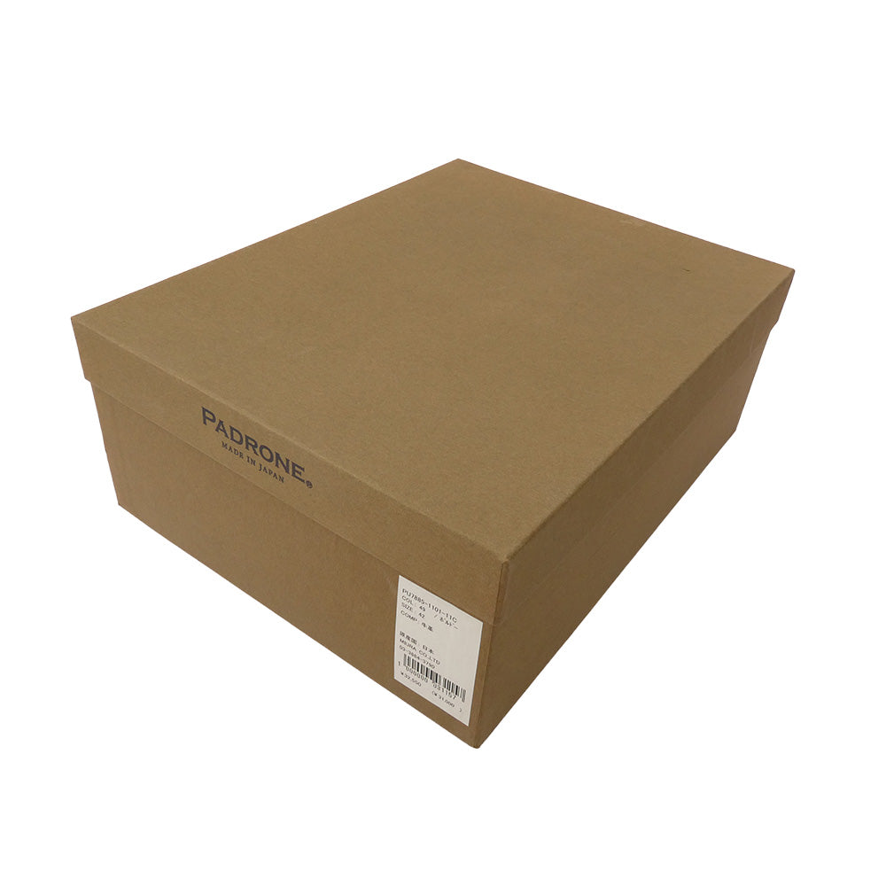 PADRONE パドローネ PU7885-1101-11C BACK ZIP BOOTS バックジップ レザーブーツ ワインレッド系 42【中古】