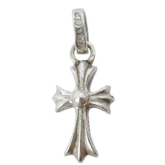 CHROME HEARTS クロムハーツ(原本無) CRS BBYFAT P P/SAP ベイビーファット パヴェピンクサファイア ペンダントトップ シルバー系【中古】