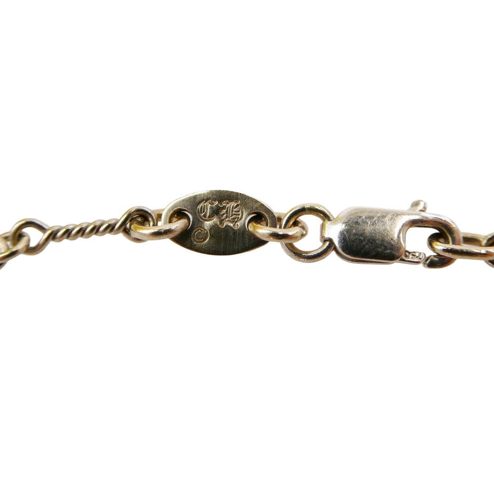 CHROME HEARTS クロムハーツ(原本無) 18KWG NECKCHAIN T18 ツイストチェーン 18inch 18インチ シルバー系【中古】