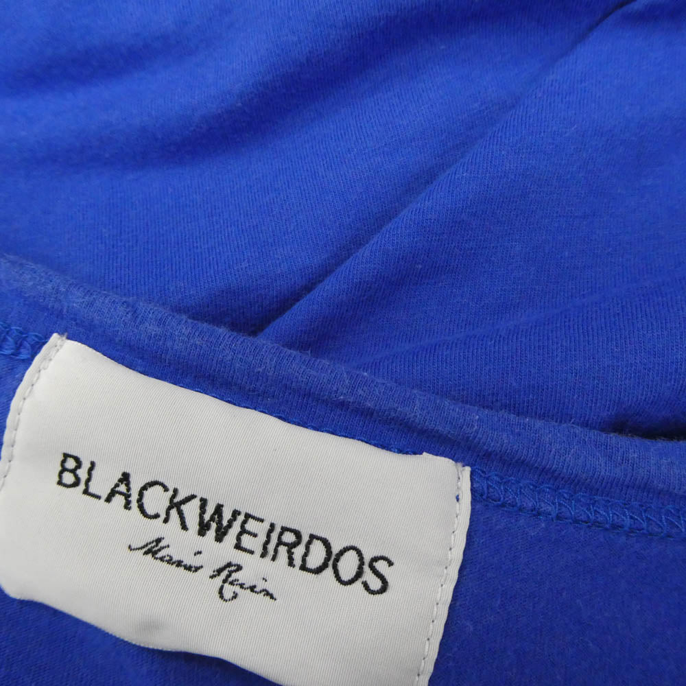 ブラックウィドー 18SS-TS01 クルーネック コットン 半袖Tシャツ ブルー系 L【中古】