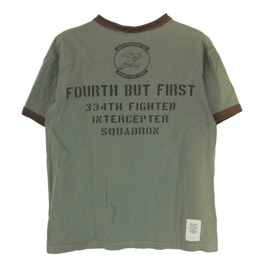 TOY'S McCOY トイズマッコイ TMC2112 MARILYN MONROE TEE Temptation マリリンモンロー プリント Tシャツ 半袖カットソー カーキ系 M【中古】