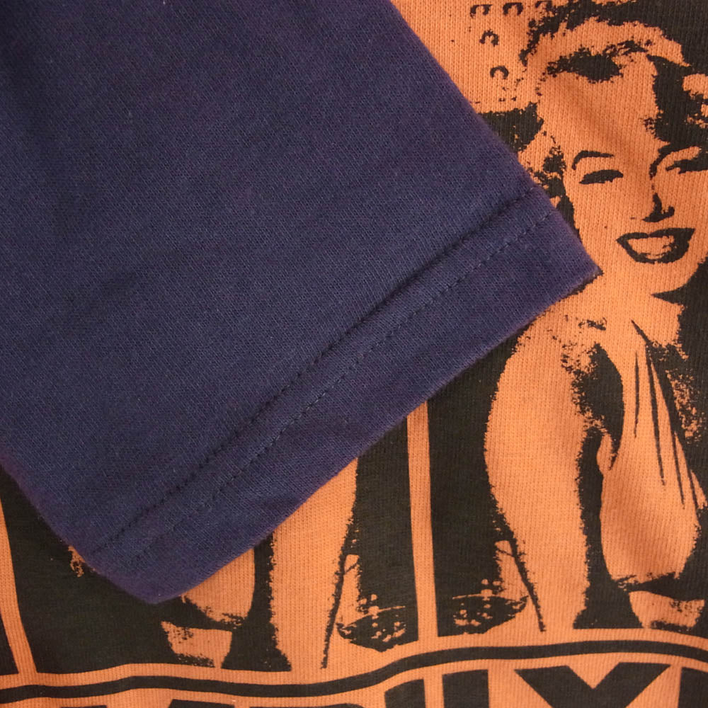 TOY'S McCOY トイズマッコイ TMC2453 MARILYN MONROE OH・MARILYN マリリンモンロー プリント 長袖カットソー オレンジ オレンジ系 M【中古】