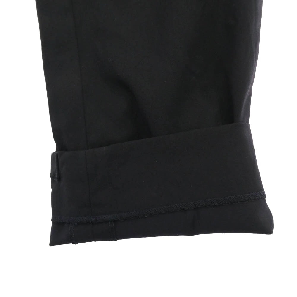 HERMES エルメス テーパード スラックスパンツ ブラック系 46【中古】