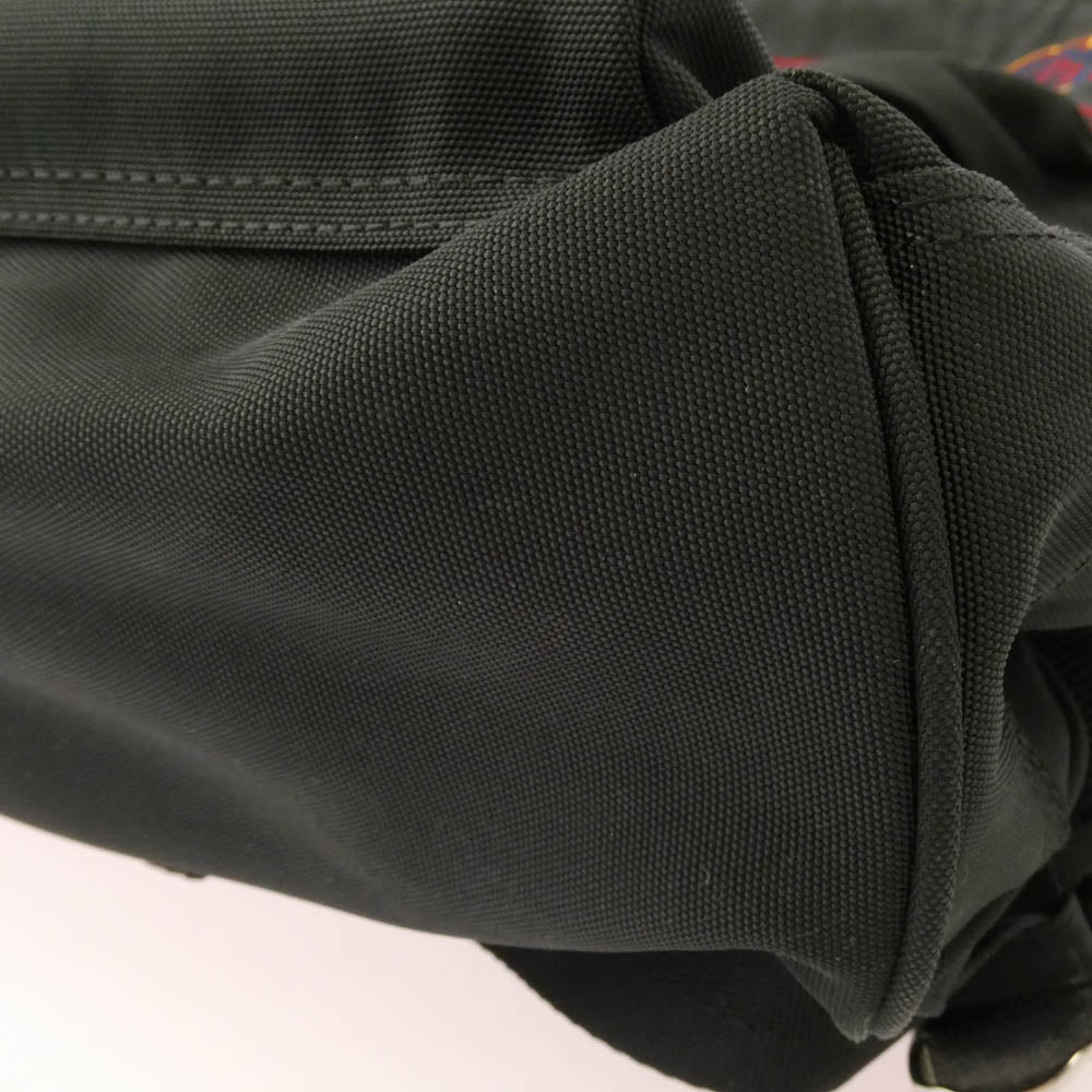 KENZO ケンゾー F855SF300F20 Tiger Canvas backpack タイガー バック パック リュック ブラック系【中古】