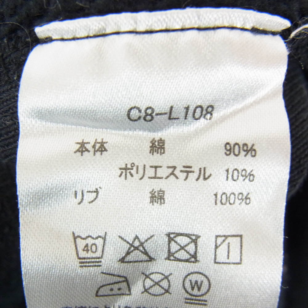 STANDARD CALIFORNIA スタンダードカリフォルニア C8-L108 × Champion SD R.W ZIP HOOD チャンピオン スウェット ジップ パーカー ブラック系 M【中古】