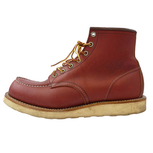 RED WING レッドウィング 8875 IRISH SETTER 6INCH MOC TOE BOOT アイリッシュ モックトゥー ブーツ エンジ系 26.5cm【中古】