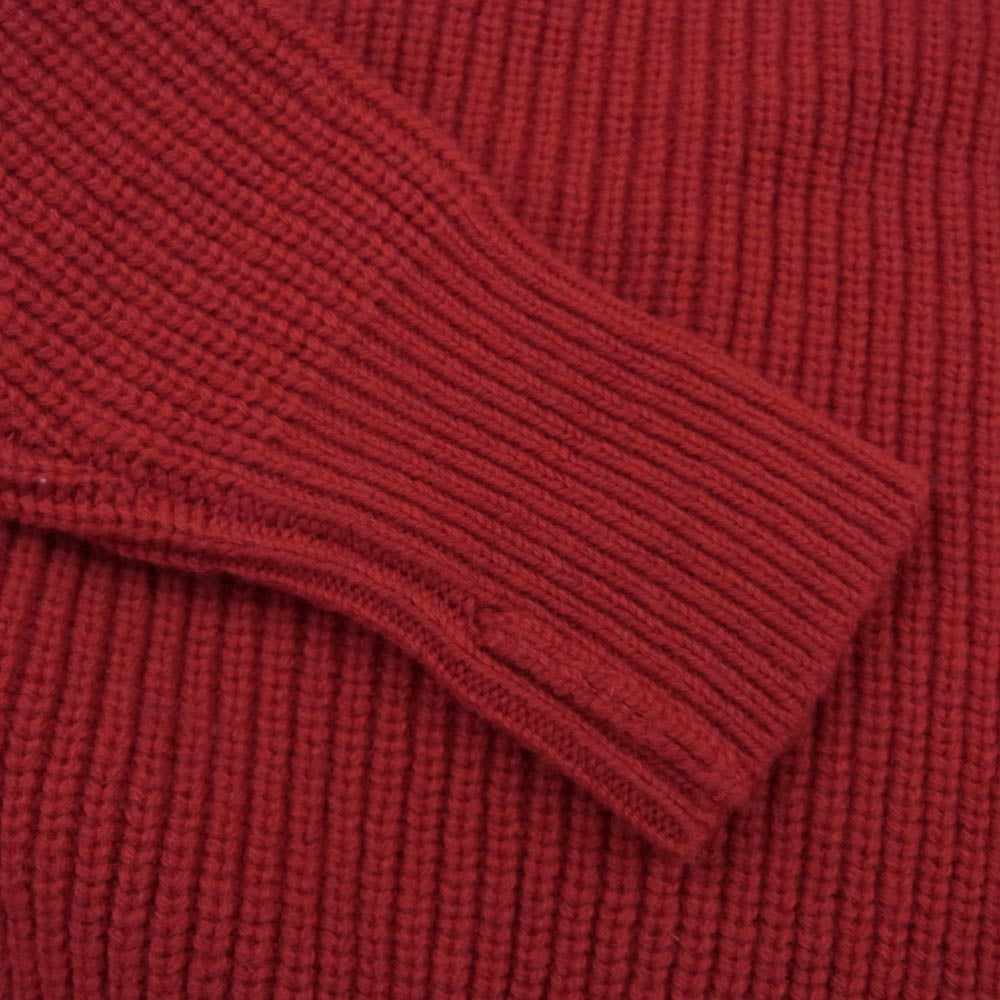 WACKO MARIA ワコマリア 16FW-WMK-KN08 クルーネック ウール ニット セーター レッド系 S【中古】