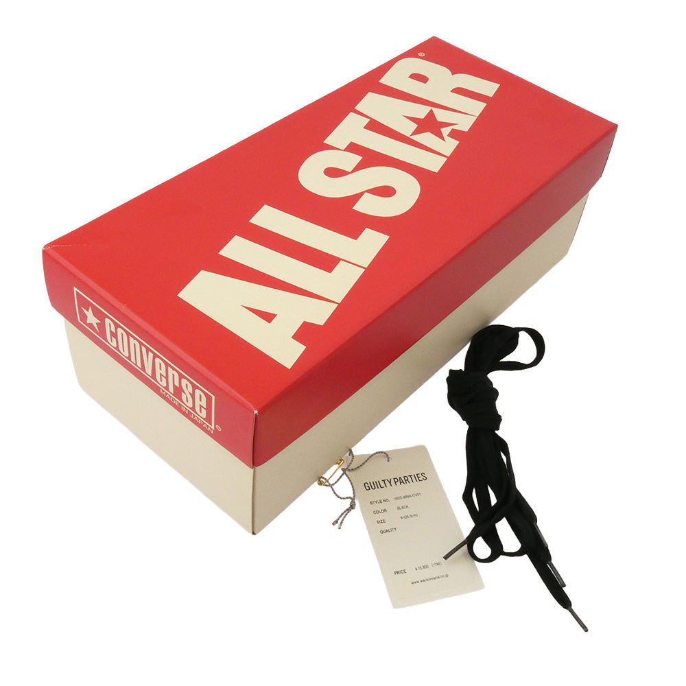 WACKO MARIA ワコマリア 16SS-WMA-CV01 × CONVERSE コンバース ALL STAR J HI オールスター ハイカット スニーカー ブラック系 26.5cm【極上美品】【中古】