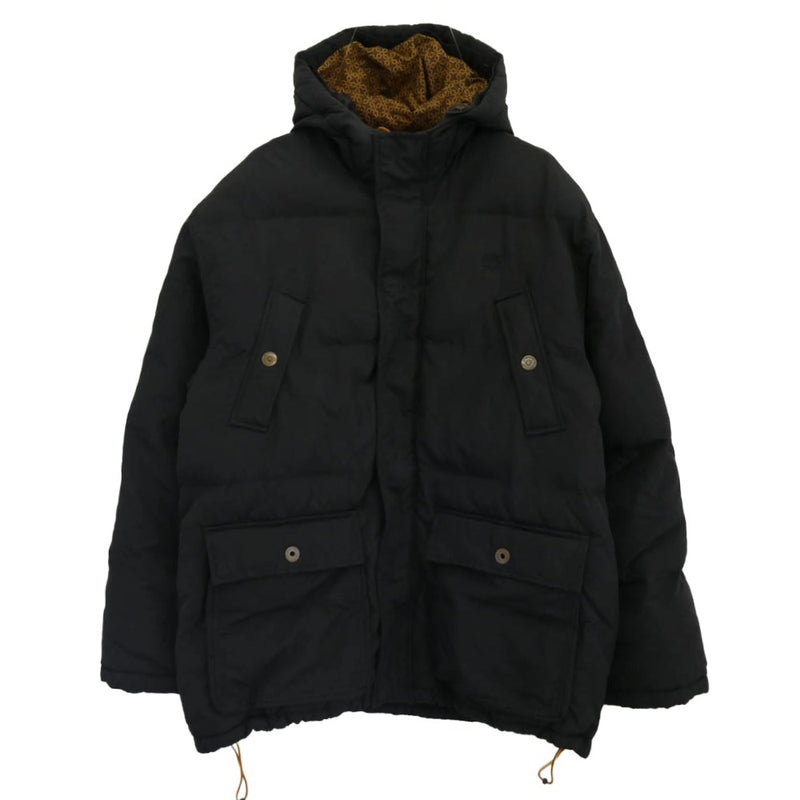 Timberland ティンバーランド フード リブ ダウン ジャケット ブラック