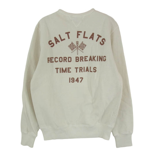 RRL ダブルアールエル 両V 裏起毛 クルー スウェット ホワイト系 M【中古】