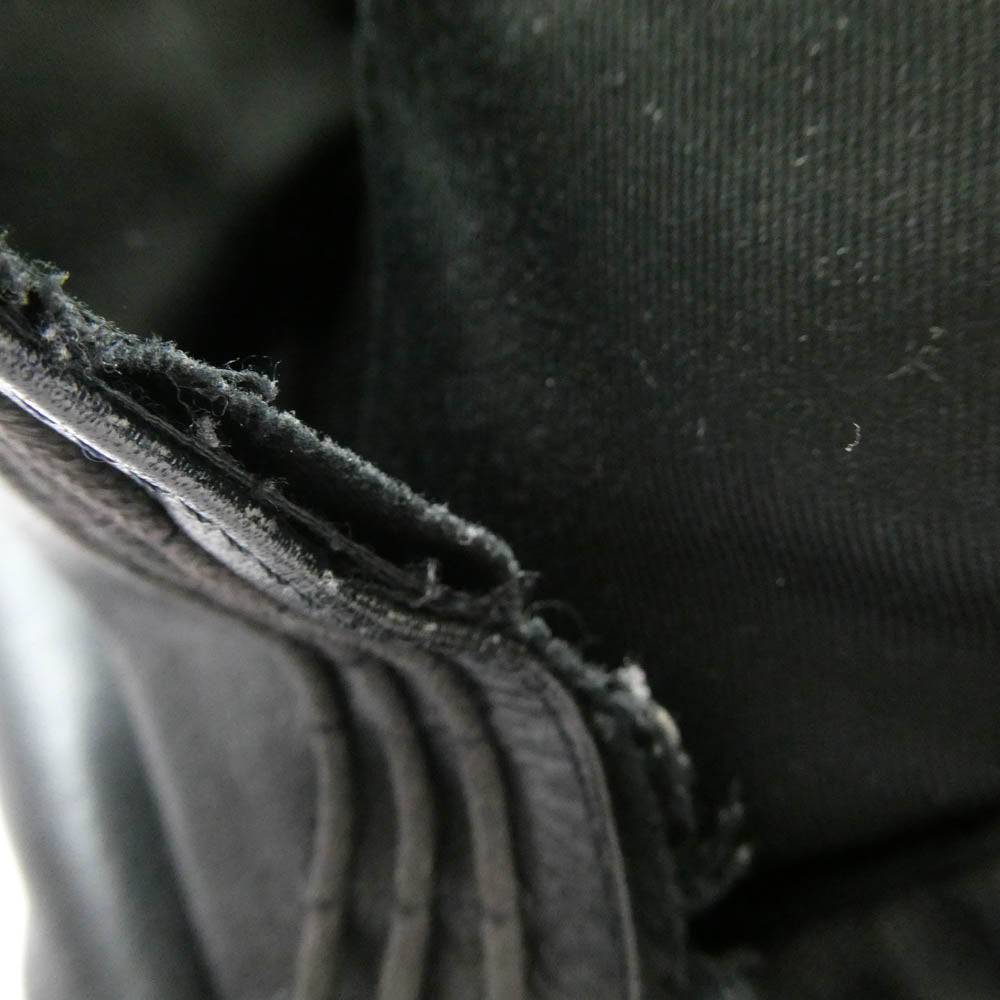 MAISON MARGIELA メゾンマルジェラ TABI BOOTS 足袋 タビ レザー ショート ブーツ ブラック系 38【中古】