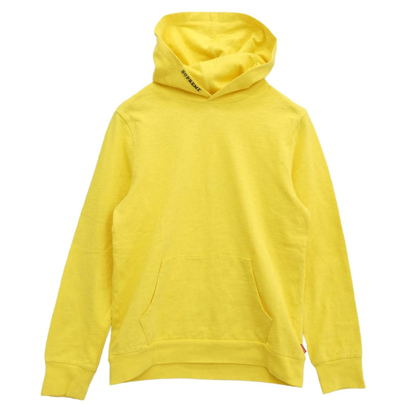 Supreme イエローパーカー Supreme シュプリーム 白タグ オールド プルオーバー パーカー