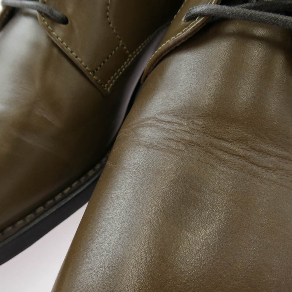 Brunello Cucinelli ブルネロクチネリ レースアップ レザー シューズ カーキ系 35【中古】