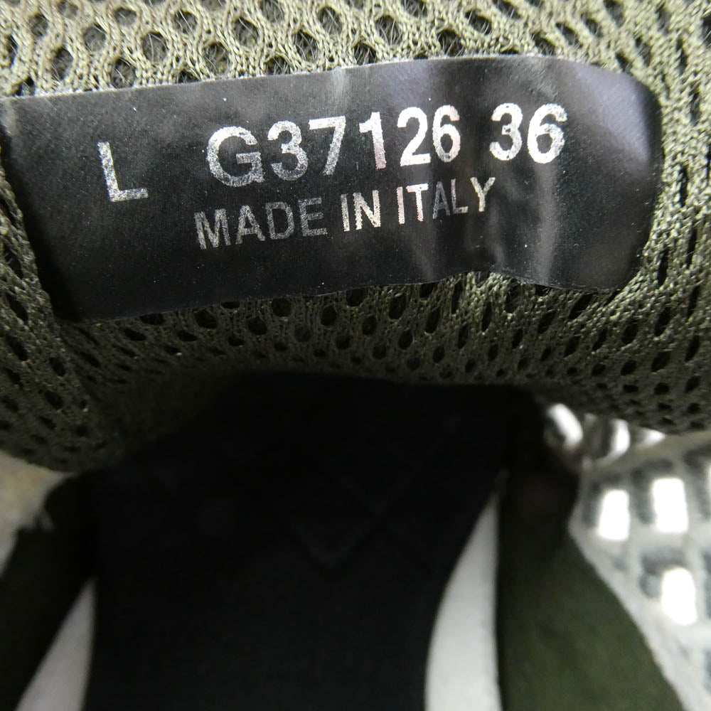 CHANEL シャネル G37126 マトラッセ スエードココマーク ローカット スニーカー ベージュ系 ブラック系 L 36【中古】