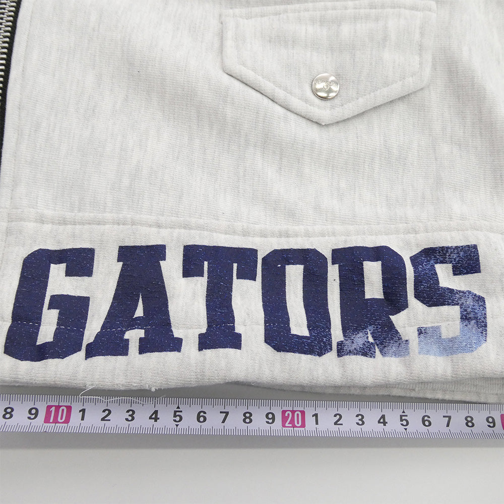 オールドパーク リメイク スウェット ライダース グレー系 M【中古】