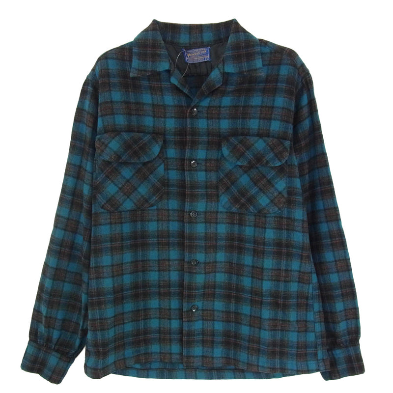 PENDLETON ペンドルトン 60S USA製 BOARD SHIRT ウール 長袖 オープン