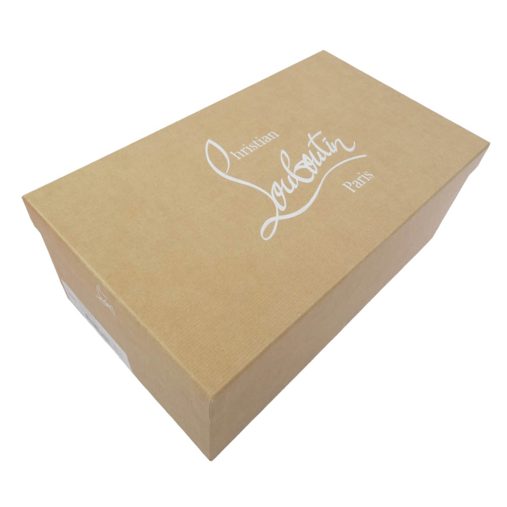 Christian Louboutin クリスチャンルブタン 1201293 POOL FUN FLAT スパイクスタッズ スポーツ スライドサンダル ブラック系 42.5【美品】【中古】