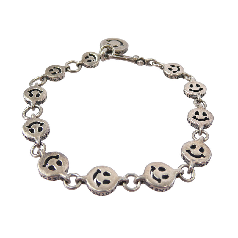 BILL WALL LEATHER ビルウォールレザー All Happy Face Bracelet