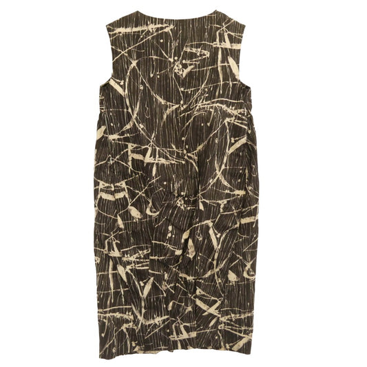 MARNI マルニ ノースリーブ ワンピース ダークブラウン系 40【中古】