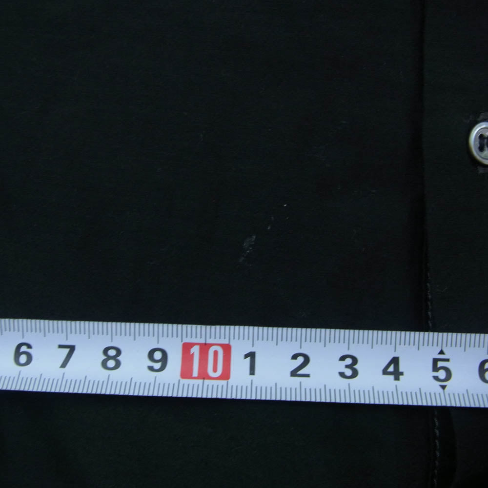 バーベルオブジェクト bo-24s-s01 loan po シアー プルオーバー 長袖シャツ ブラック系 2【中古】