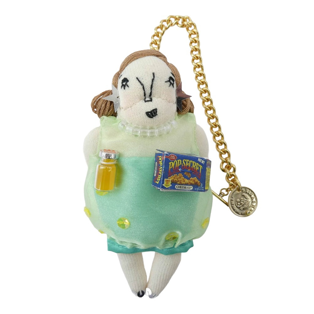 ミュベール グランマチャーム ROSE 青いチェックのドレス レディース